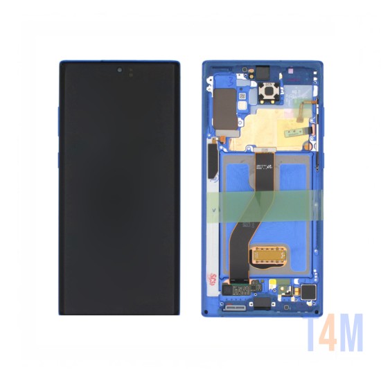 Touch+Display with Frame Samsung Galaxy Note 10 Plus 2019/N975F/N976 6.8" Service Pack (GH82-20900D/20838D) Aura Blue